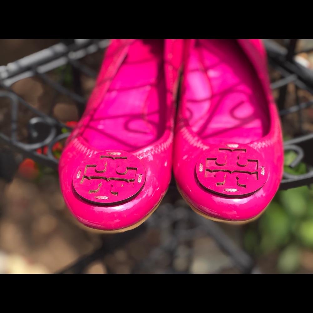 Tory Burch Patent Leather Flats Sz. 8